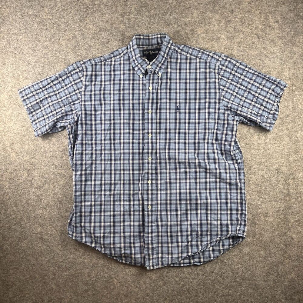 Polo Ralph Lauren Blake Plaid As Size L Vintage Preppy